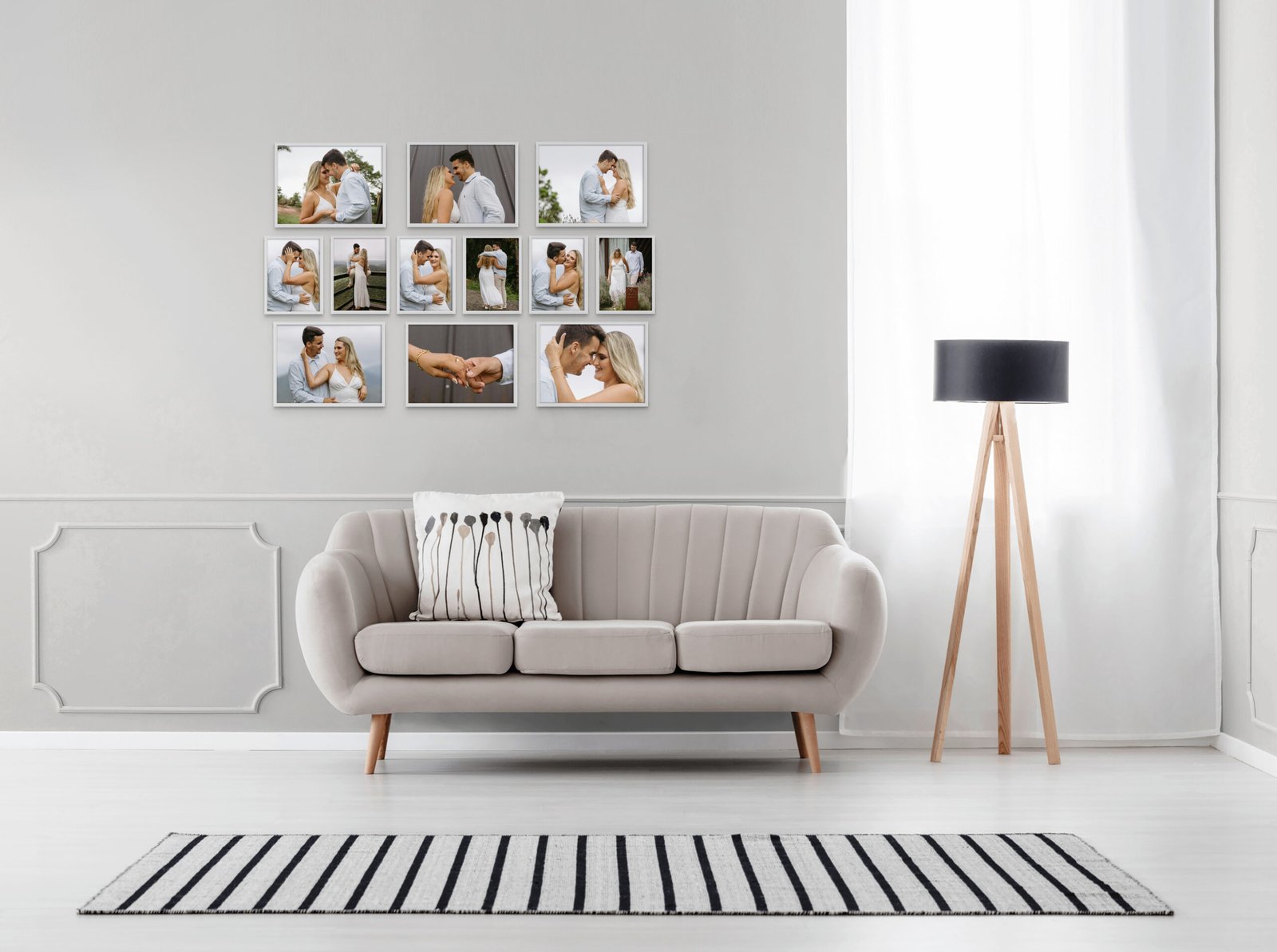 12 Photo Tiles - Customisable Wall Gallery - Image 2